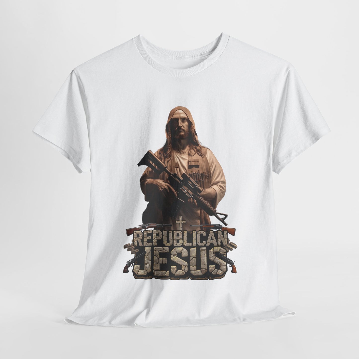 Unisex Heavy Cotton Tee- Republican Jesus #2