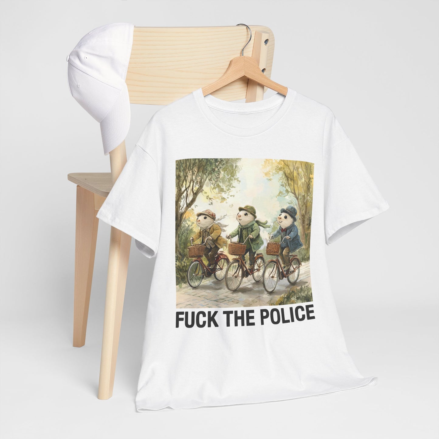 Unisex Heavy Cotton Tee -F**K the police