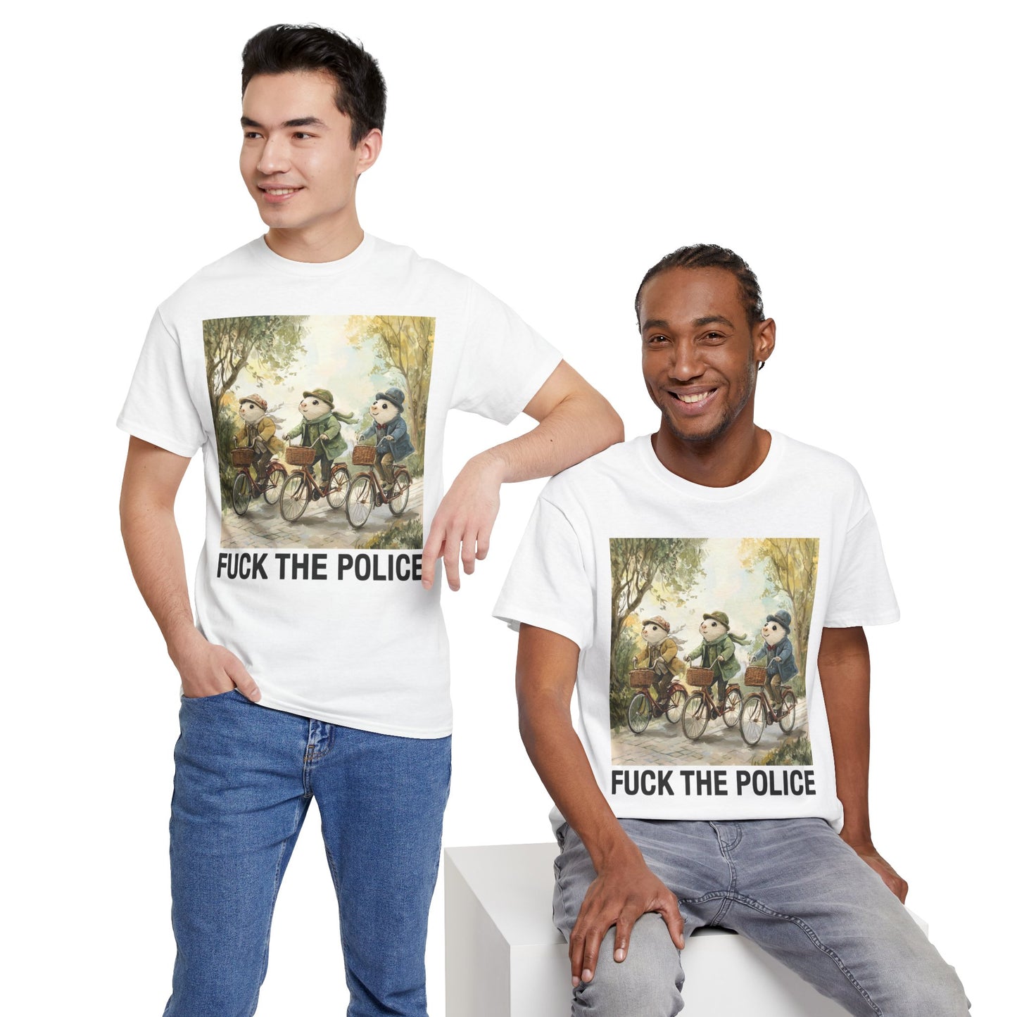 Unisex Heavy Cotton Tee -F**K the police