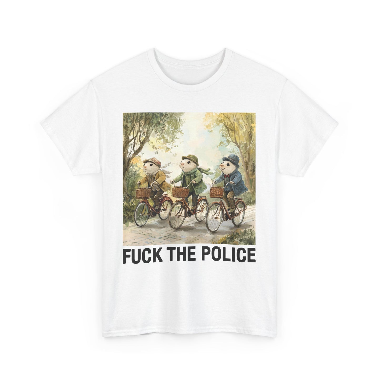 Unisex Heavy Cotton Tee -F**K the police