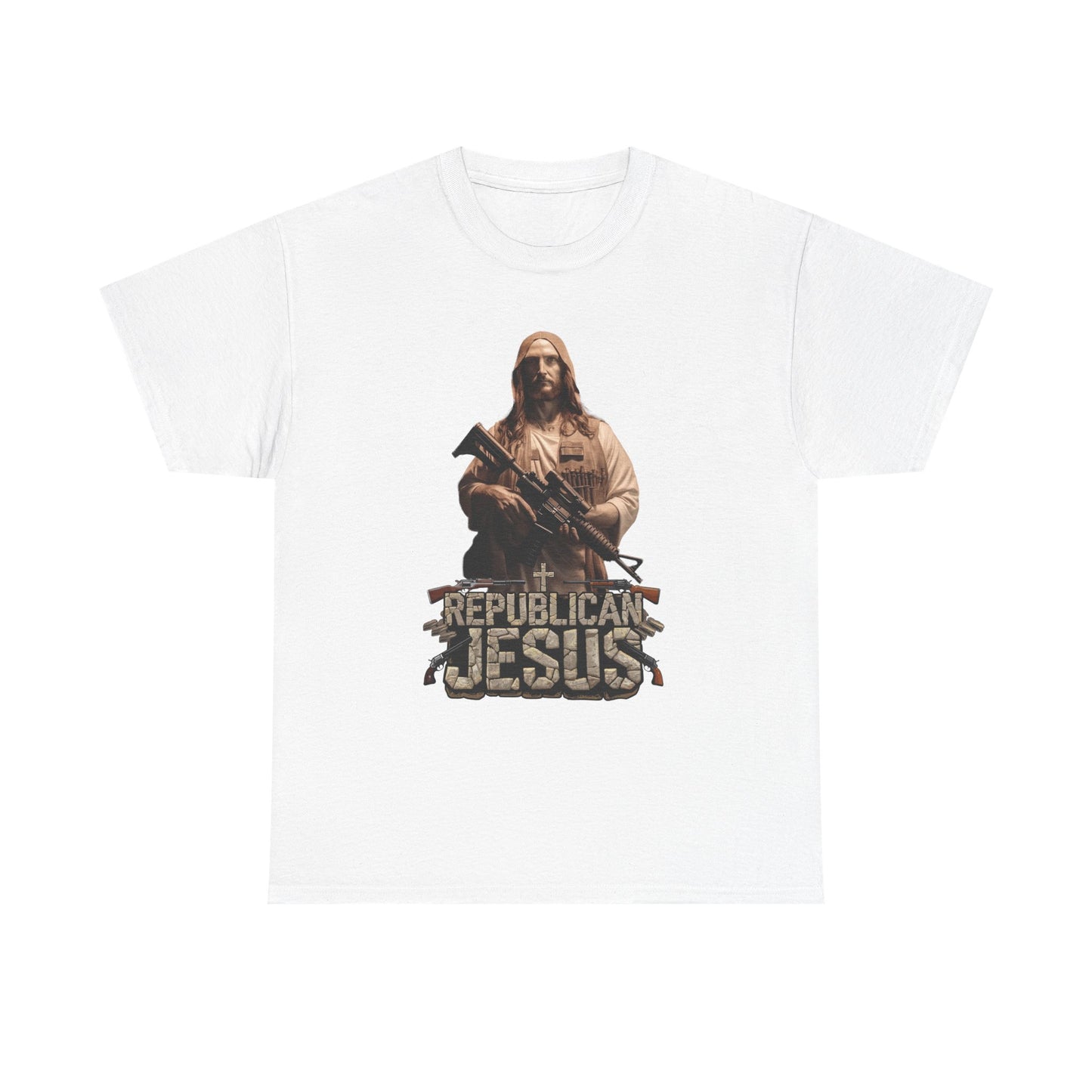 Unisex Heavy Cotton Tee- Republican Jesus #2