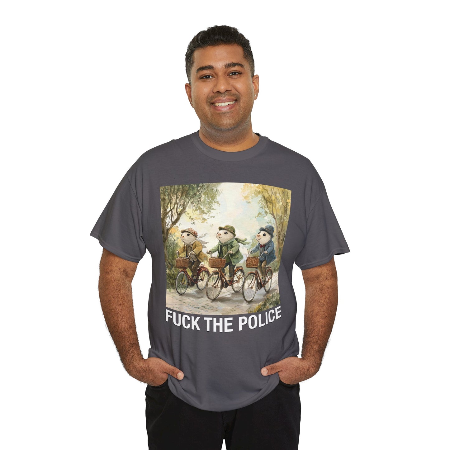 Unisex Heavy Cotton Tee -F**K the police