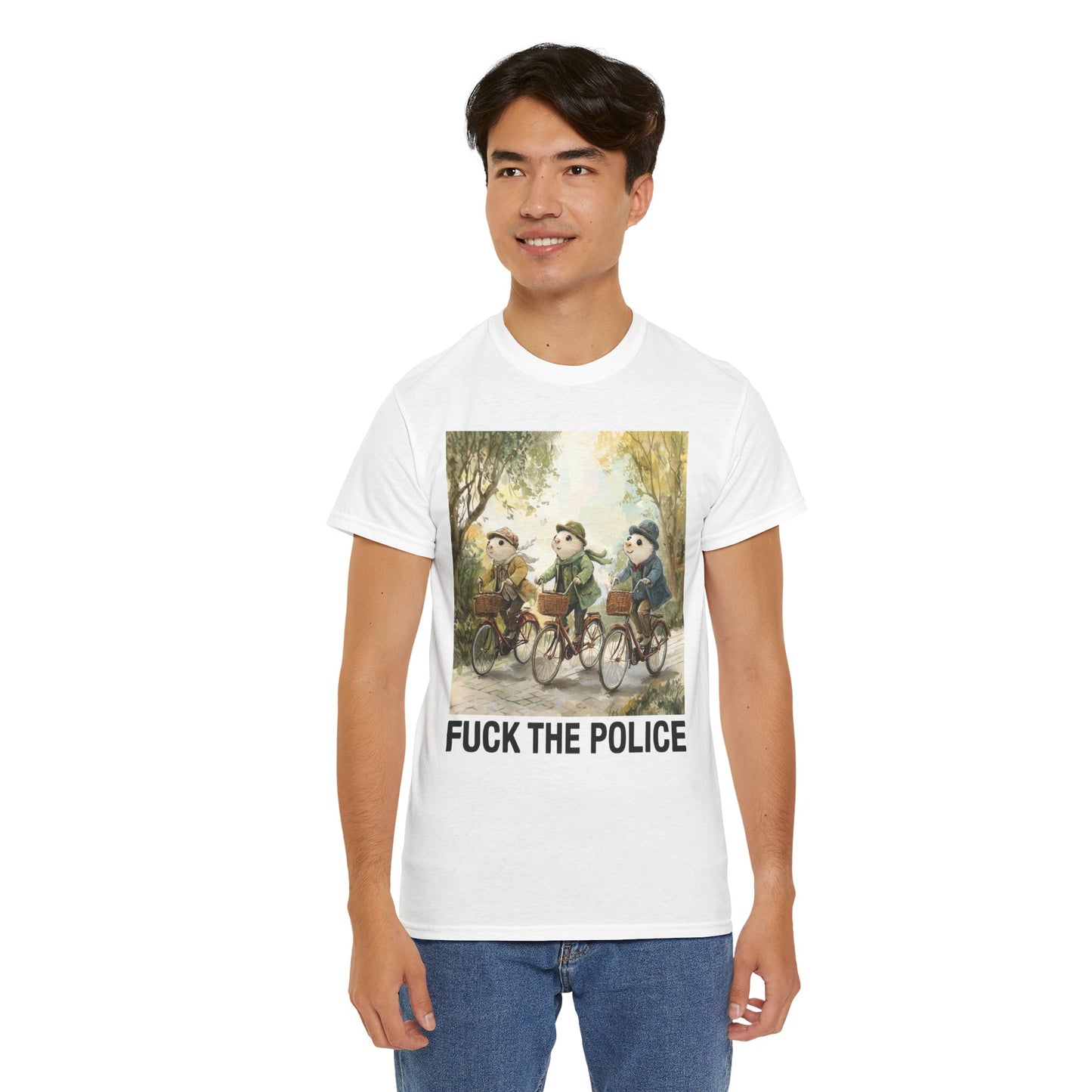 Unisex Heavy Cotton Tee -F**K the police