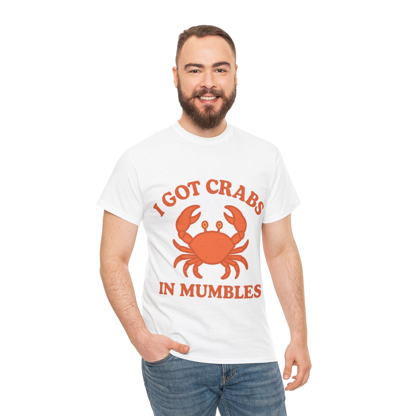 Unisex Tee - I Got Crabs in Mumbles, Casual T-Shirt, Fun Gift for Seafood Lovers, Coastal Vibe Apparel, Beach Party Wear