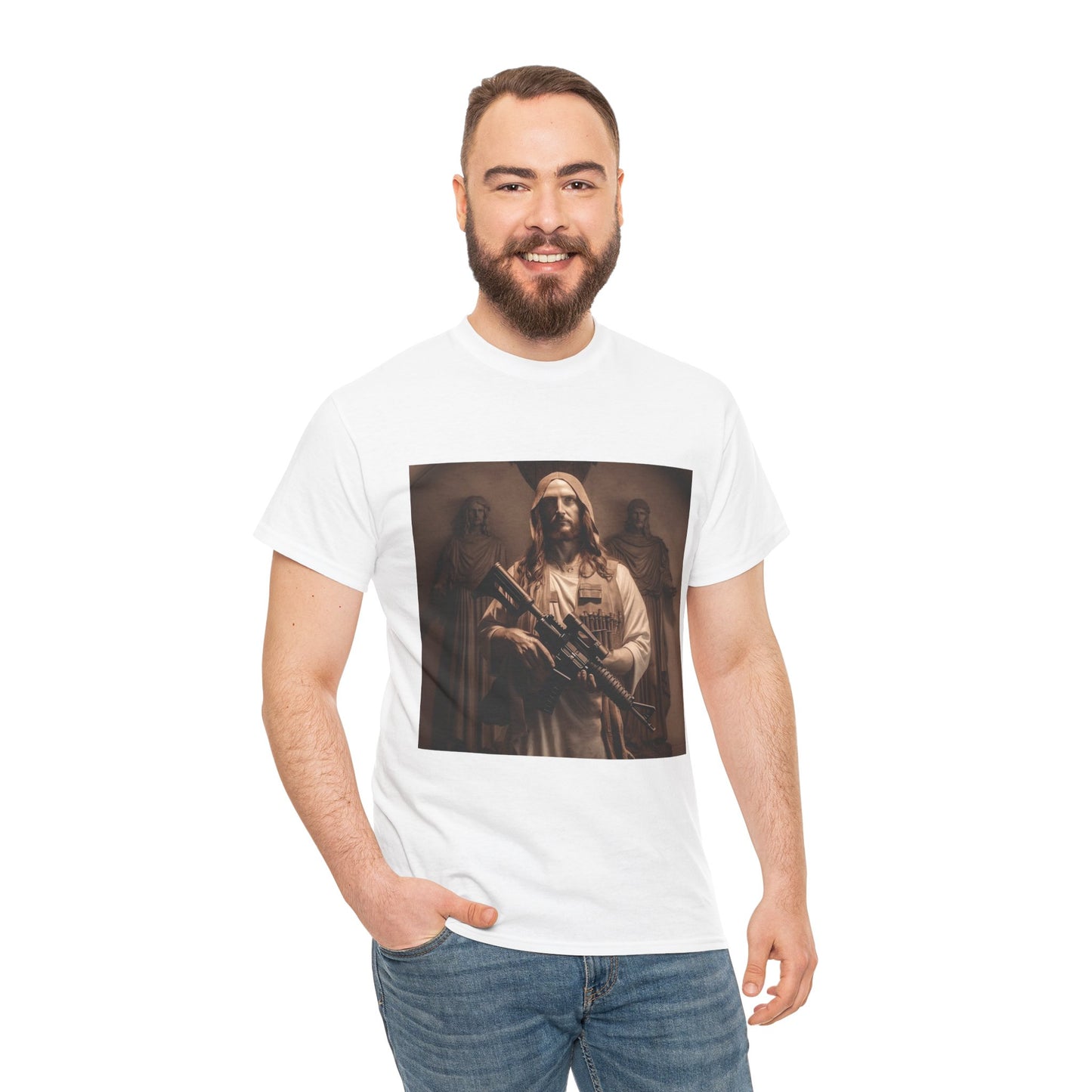 Unisex Heavy Cotton Tee- Republican Jesus